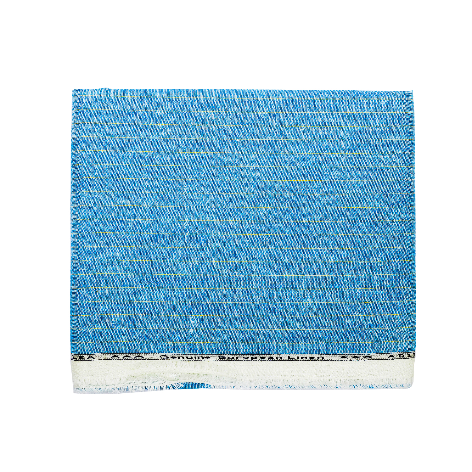 Blue Striped Shirting Fabric-Linen Club