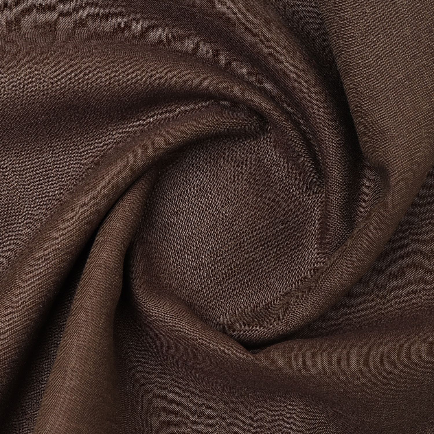 Linen Club Studio Pure Linen ORANGE Solid Shirting Fabric