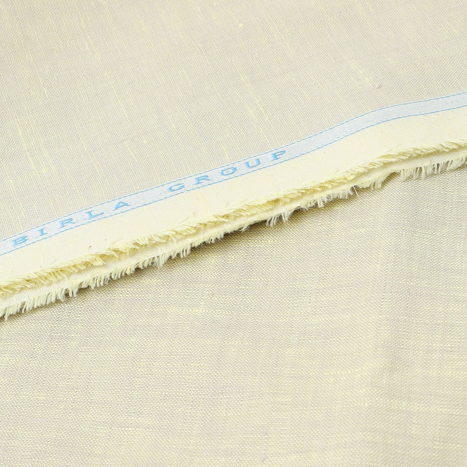 Linen Club Studio Pure Linen ORANGE Solid Shirting Fabric