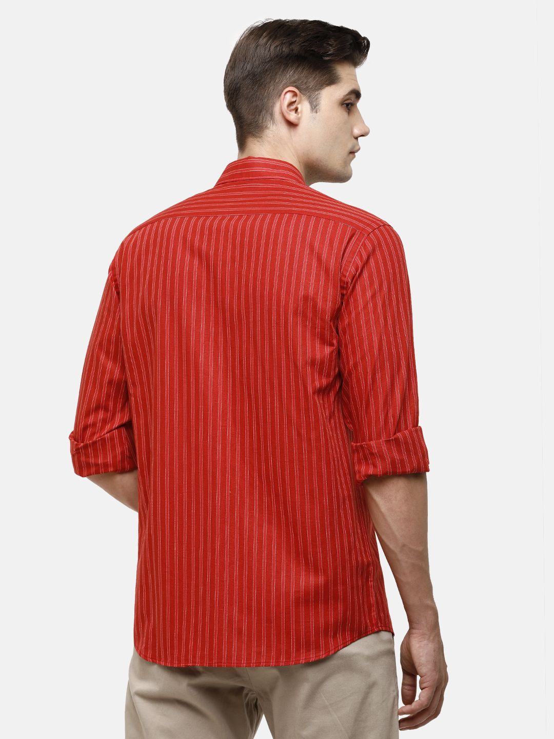 Cavallo By Linen Club Casual Shirts : Buy Cavallo By Linen Club Red Embellished  Casual Regular Fit Shirts Online