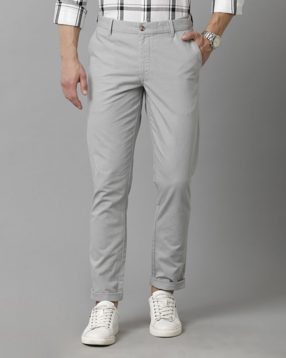 Linen-Cotton Pants Beige – Indirookh