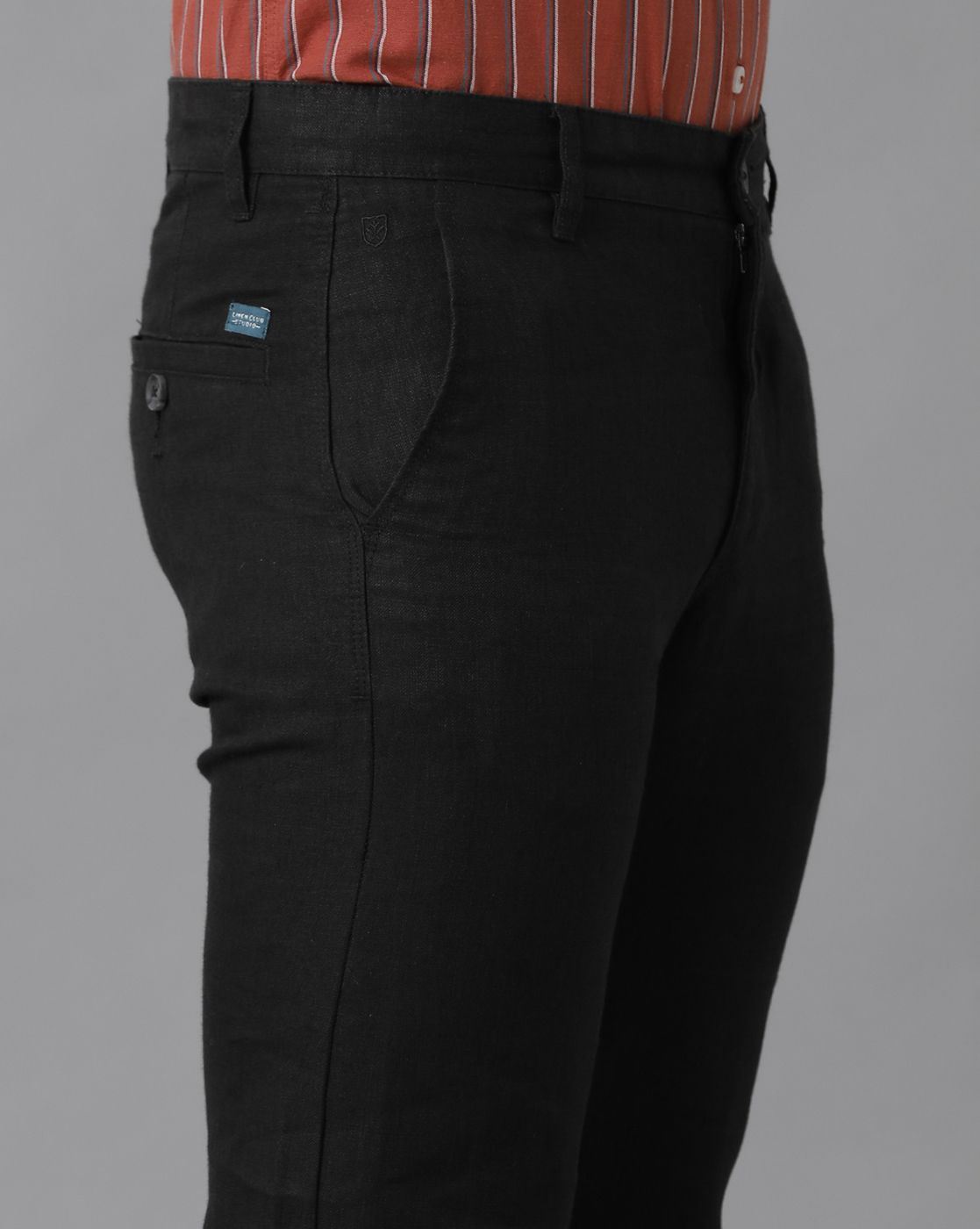 Morrison Slim Fit Black Drawstring Linen Pants – MCR TAILOR