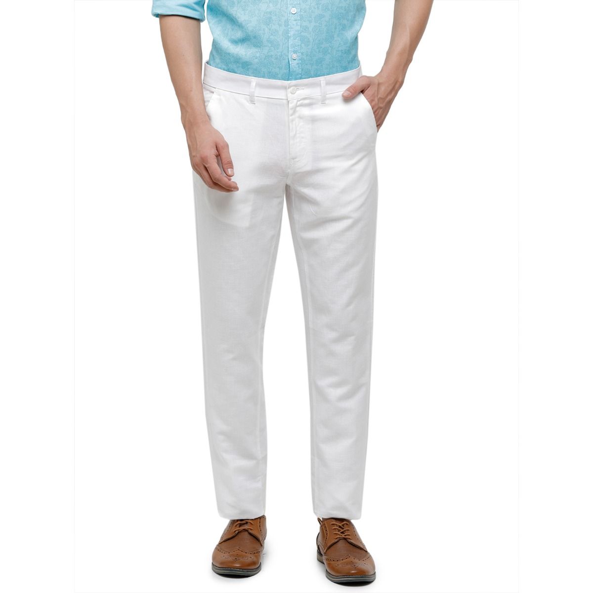 White Trousers Pants, Women's Fashion, Bottoms, Other Bottoms on Carousell-hangkhonggiare.com.vn