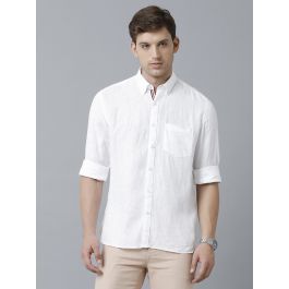 linen club white shirt