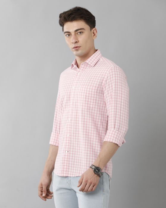 Medium Checks Cotton Men's Check Shirts, Full Sleeves, Casual at
