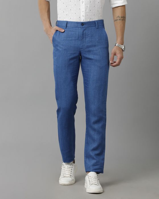 MENS LINEN BLEND RELAXED TROUSERS  UNIQLO IN