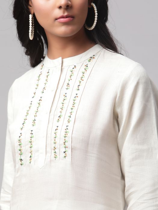 Green Embroidered Tunic 