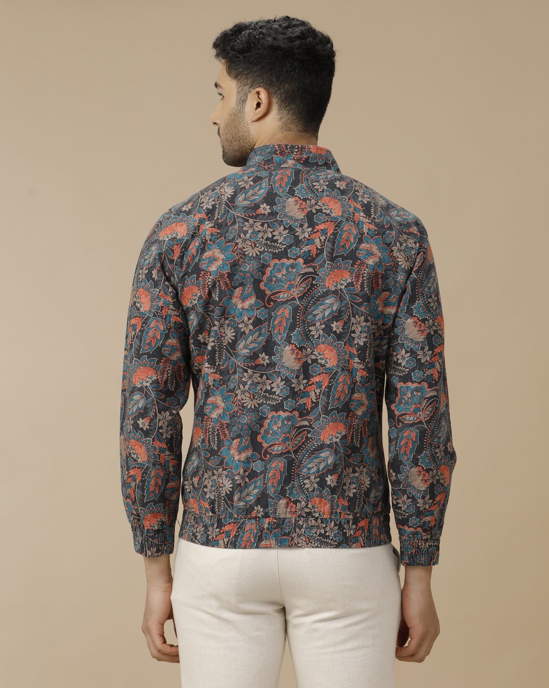 Men's Multicolor Printed Jacket