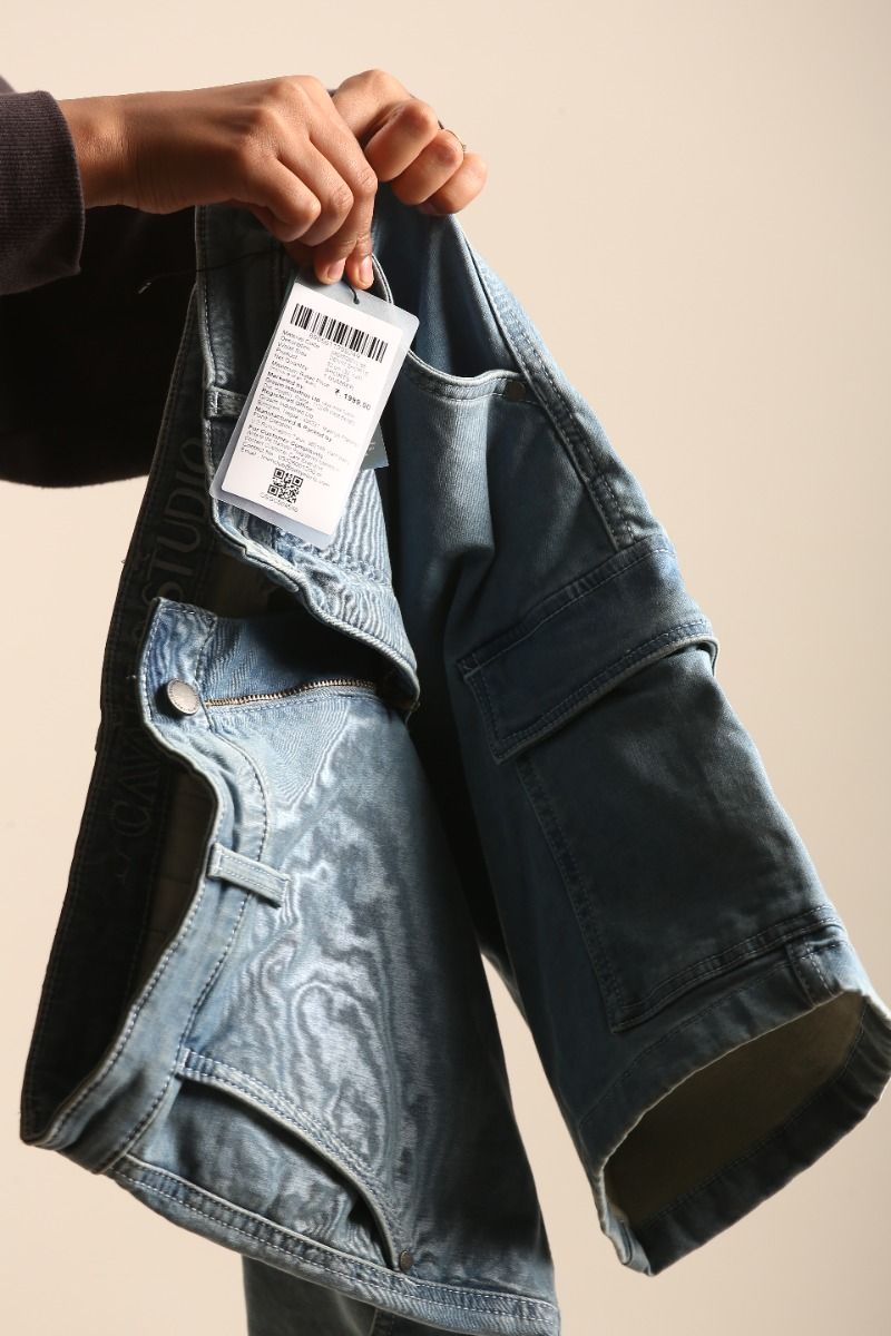 CAVALLO by Linen Club Men's Blended Linen Light Blue Solid Contemporary Fit Casual Shorts CAVALLO by Linen Club Men's Blended Linen Light Blue Solid Contemporary Fit Casual Shorts