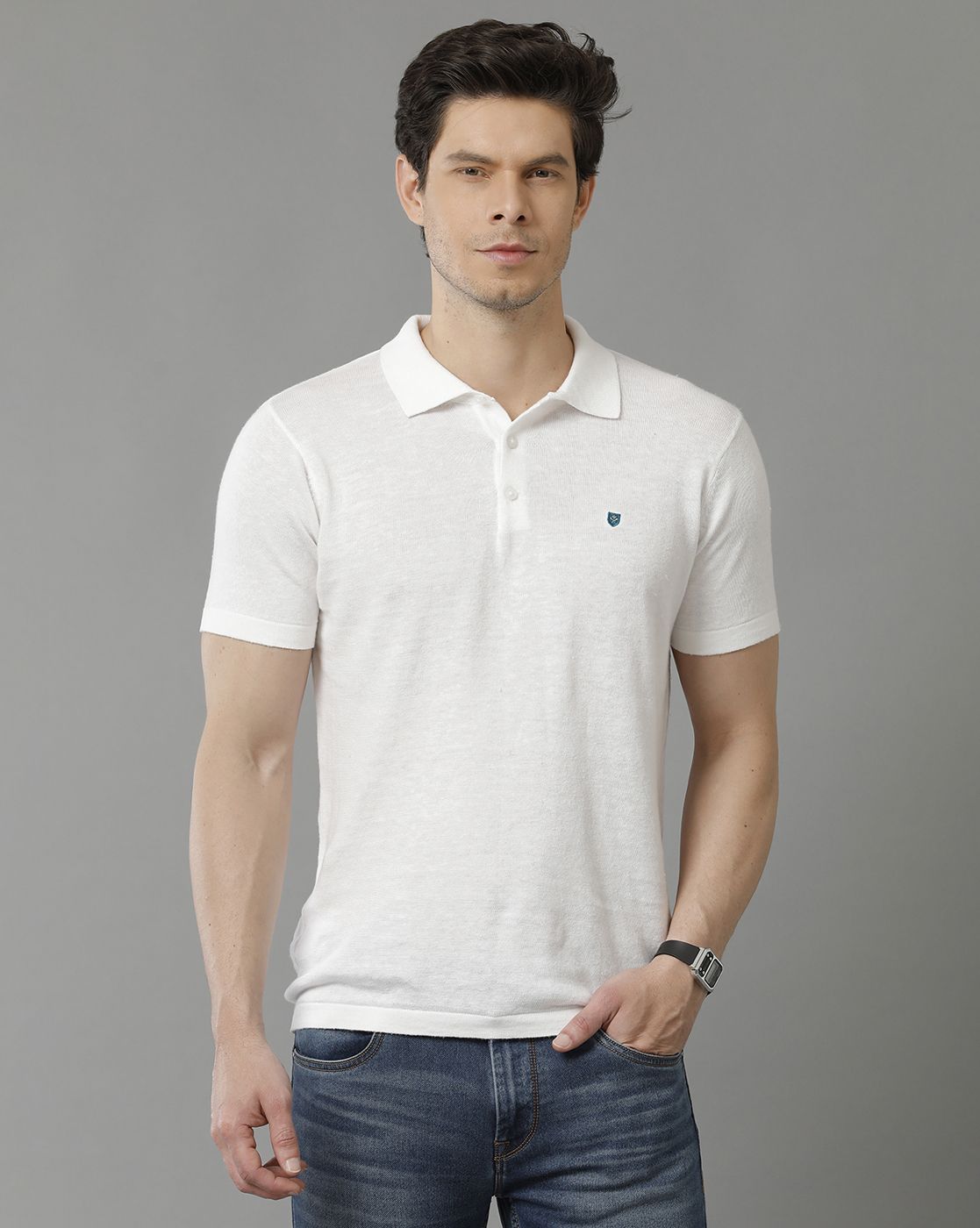 Mens linen polo shirts best sale