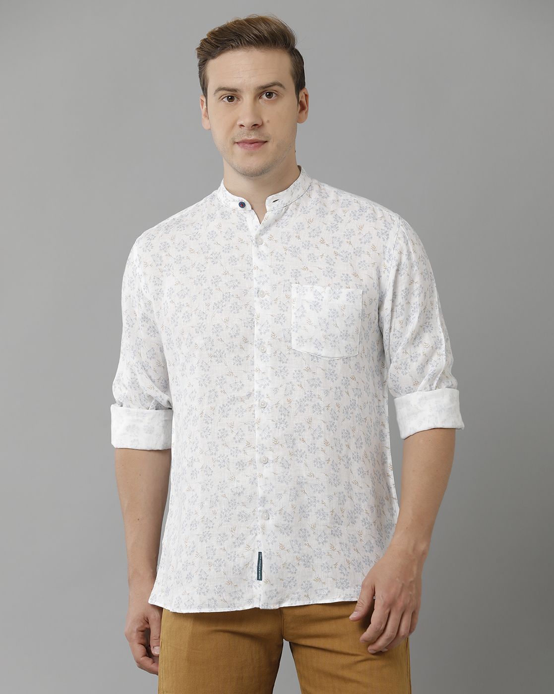 Linen shirt material online best sale