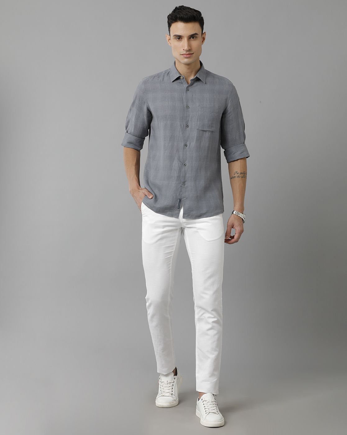 Men's apexn - grey selling linen