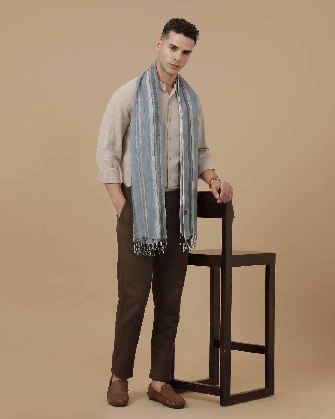 Linen Club Unisex Linen Stole