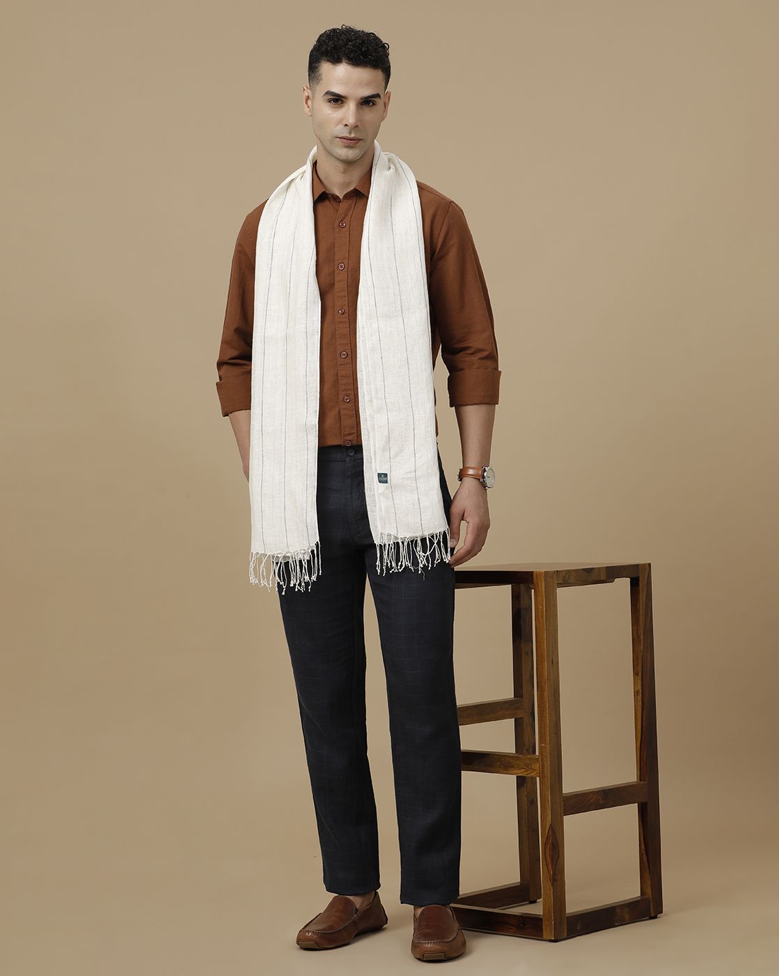 Linen Club Unisex Linen Stole
