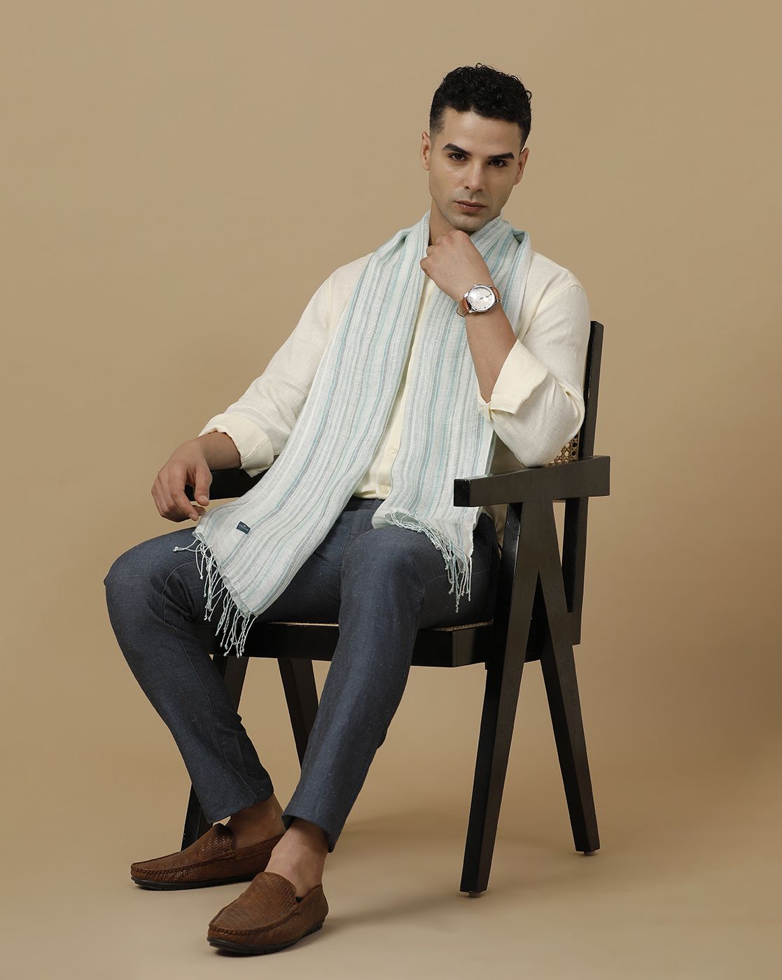 Linen Club Unisex Linen Stole