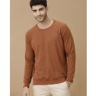 Men's Brown Solid Jacket