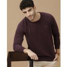 Men's Maroon Solid Jacket