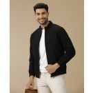 Men's Black Solid Jacket