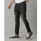 Men's Linen Black Skinny Fit Jeans