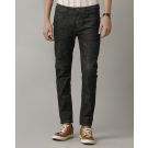Men's Linen Black Skinny Fit Jeans