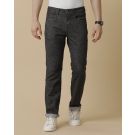 Men's Linen Black Straight Fit Jeans