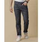 Men's Linen Navy Straight Fit Jeans