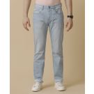 Men's Linen Navy Straight Fit Jeans