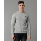 Men's Grey Solid Jacket