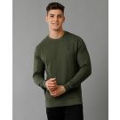 Men's Green Solid Jacket