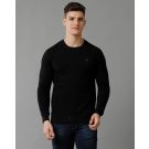 Men's Black Solid Jacket