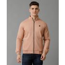 Men's Peach Solid Jacket