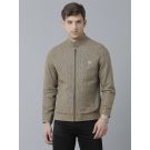 Men's Brown Solid Jacket
