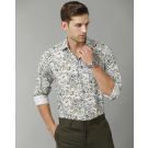 Men's Linen Rich Multicolor Printed Contemporary Fit Full Sleeve Sleeve Casual Shirt