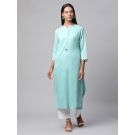 Turquoise Long Kurta 