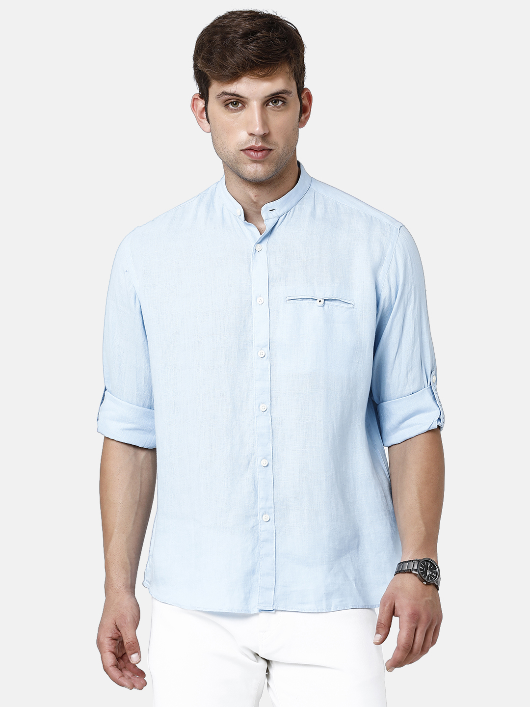 Linen Club Casual Shirts : Buy Linen Club Embellished Regular Fit Maroon  Shirt Online