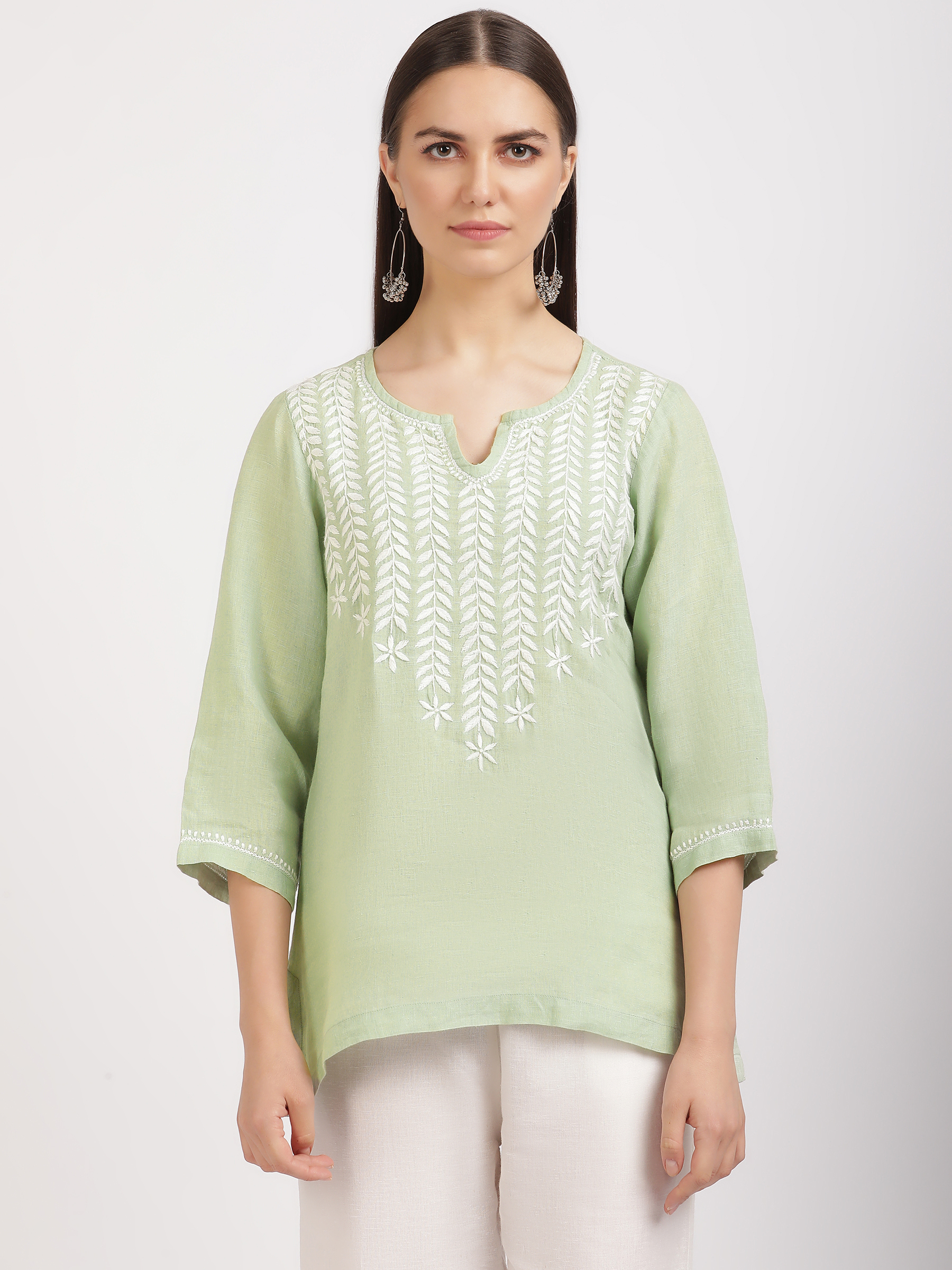 dium linen like layered bare tunic ディウム dium.】 linen like layered bare tunic - メルカリ