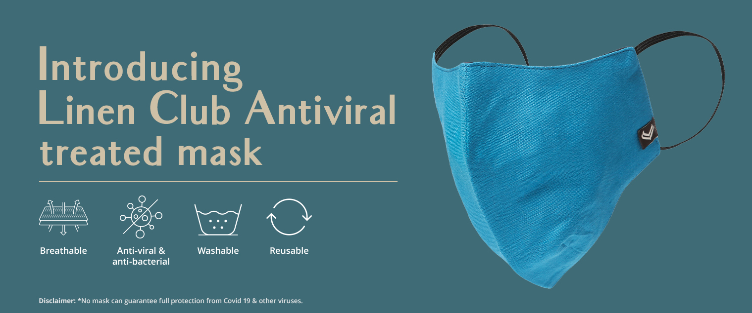 TIME TO SWITCH ON SAFETY: ANTIVIRAL TREATED MASKS THOUGHTFULLY CRAFTED BY LINEN CLUB