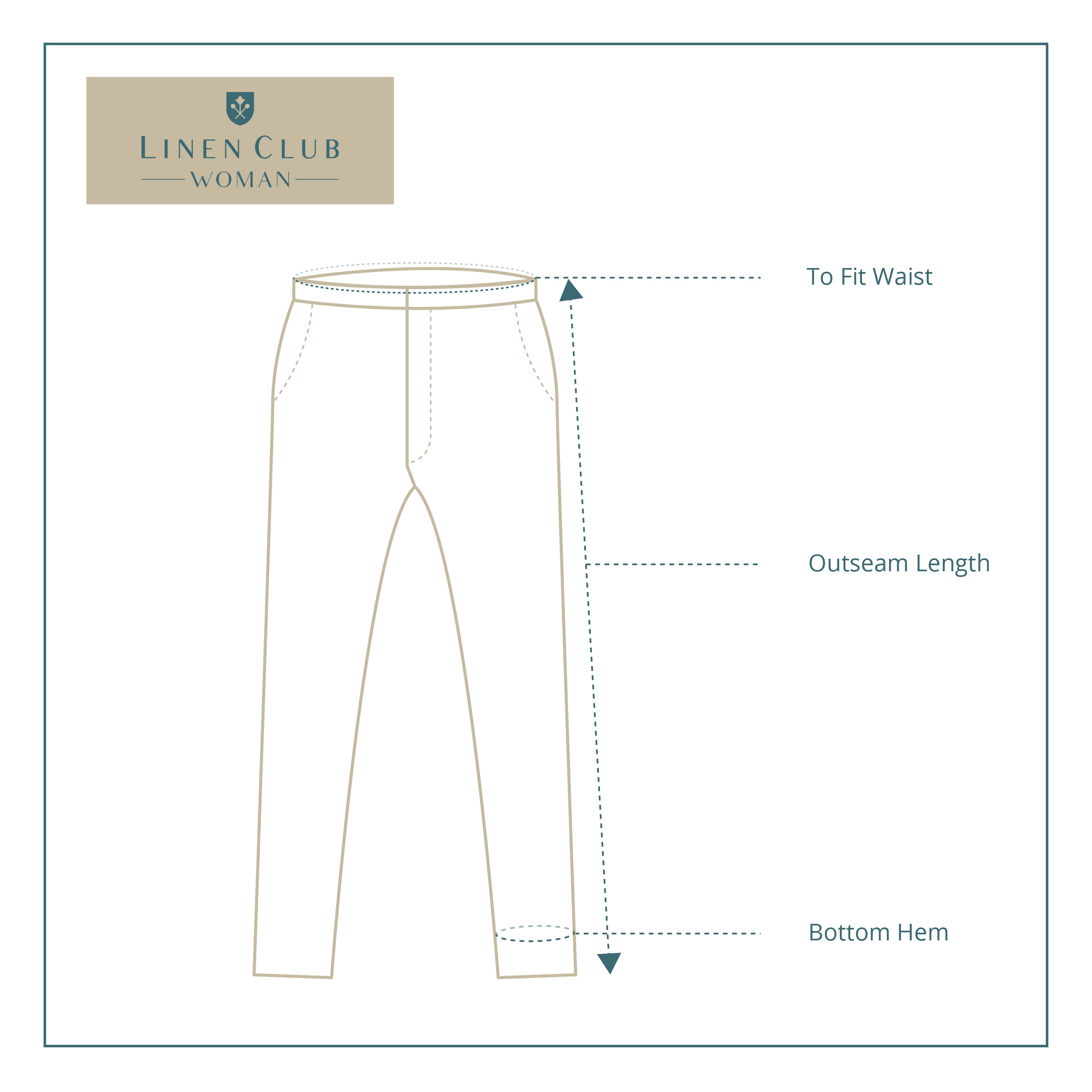 Men's Joggers Size Chart – Linen Trail